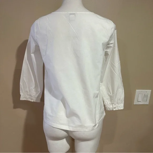 J. Crew Classic White Blouse - Picture 4 of 10